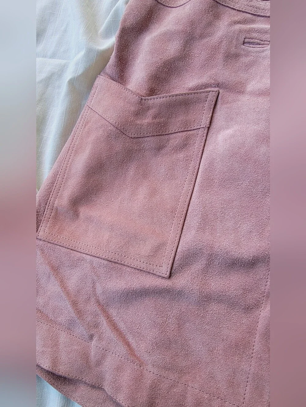 Free People Canyonlands Suede Leather Jumper Dress **missing Buttons*Pls Read